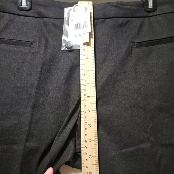 NWT Mango MNG Trousers Pants Women SZ 12 Straight High Rise - Picture 12 of 12